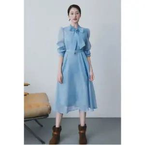 케네스레이디 [정가 349,000원] 타이 벨트 롱 원피스 EWOPPD0100 323389