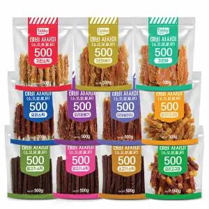 테비 사사미 500g 대용량 강아지간식