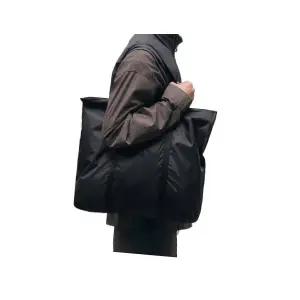 매장정품 무신사 스탠다드 MUSINSA STANDARD 립스탑 패커블 토트 백 [블랙] MEEBG020-BK 604086