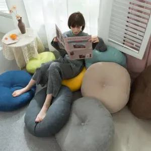 키밍 쿠션감 방석 베란다 원형 42cm 47cm 8컬러두꺼운 높이 대형 푹신한 식탁의자 벤치 좌식 쇼파 일반 일