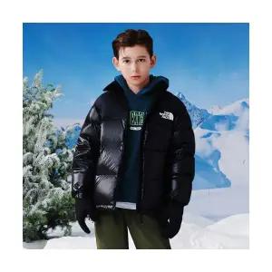 매장정품 노스페이스 THE NORTH FACE KIDS 키즈 1996 눕시 자켓 RDS NJ1DR67S_RBK NJ1DR67SRBK 132545