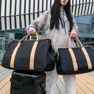 공항 패션 기내용 여행 갈때 보스턴 백 짐 가방 코디 보스턴어깨가방 학생여행용가방