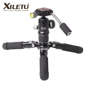 XILETU FM5C-MINI 알루미늄 미니 삼각대 볼 헤드 디지털 SLR 카메라 탁상호환  스탠드 경량 데스크탑 핸드