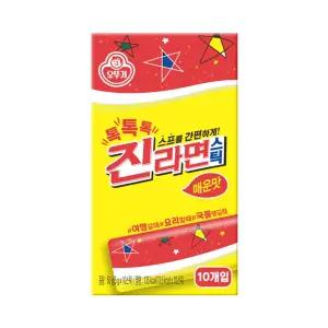 오뚜기 톡톡톡 진라면 스틱 매운맛 5g 10개입 스프 국물