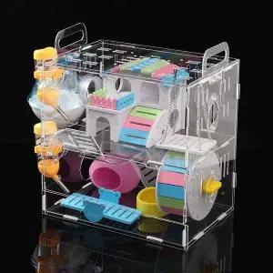 [콩심팥심]DIY 아크릴 햄스터 케이지 풀세트 햄스터집패키지
