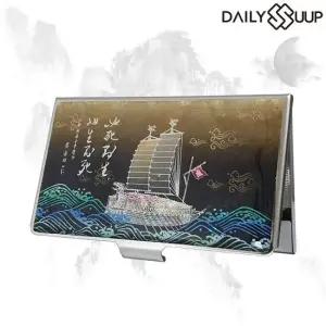 명함지갑 자개 명함케이스 나전칠기 디자인-거북선