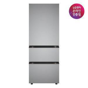 [환급체감가 116만] LG 디오스 오브제컬렉션 327L 3도어 메탈 1등급 김치냉장고 Z330M