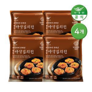 사옹원 부침명장 바삭하게 부쳐낸 한입 아삭김치전 300g 4개