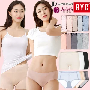 [BYC/제임스딘] 여성 팬티 세트 순면 쿨 인견 모달 면스판 위생 요일 삼각 사각 드로즈