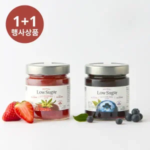 몽크슈 저당 딸기잼 & 블루베리잼 260g+260g 1병+1병