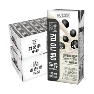 [내일도착] 건국 검은콩 두유 190ml 48팩