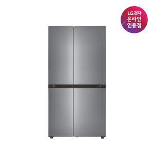 [혜택가124만원대]LG 디오스 오브제컬렉션 양문형 냉장고 S836P022 832L