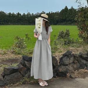 데이즐 투웨이 반팔 롱 원피스 여름 여성 데일리룩 데이트룩