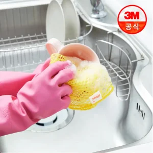 3M 베이직 그물망사 수세미 15입