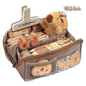 카피바라필통 필기구 스티커 인형 선물 신학기  티류으스