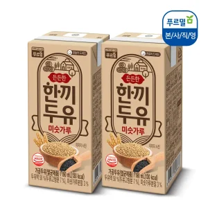[내일도착]푸르밀 한끼두유 미숫가루 190ml 48팩