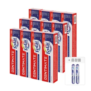 [내일도착] 크리오 덴티메이트 올인원 토탈케어 치약 150g x 12개 + 칫솔 2개(개별포장