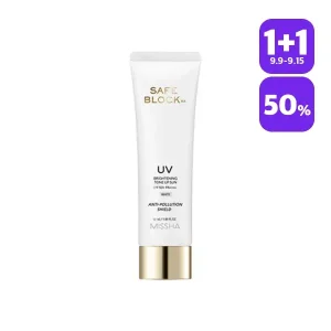 [1+1][미샤] 세이프블록 RX 브라이트닝 톤업 선 SPF50＋/PA＋＋＋＋ 50ml