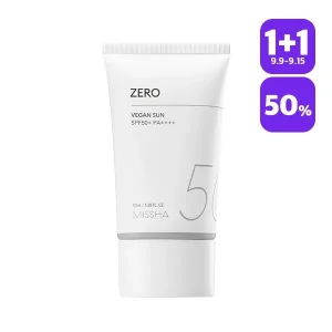 [1+1][미샤] 올 어라운드 세이프 블록 제로 비건 선 50ml