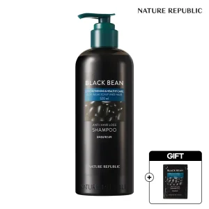 [네이처리퍼블릭/탈모개선] 블랙빈 탈모증상 개선 샴푸 520ml+10ml 증정