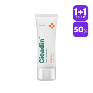 [1+1][미샤] 시카딘 레스큐 선크림 40ml