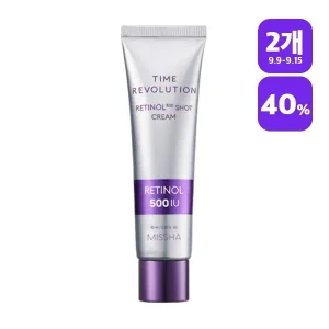 [2개][미샤] 타임레볼루션 레티놀 500샷 크림 60ml
