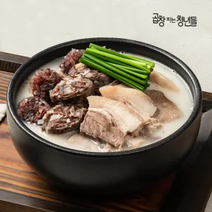 [내일도착] 곱창파는청년들 순대국밥 500g x 4팩