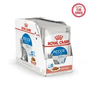 로얄캐닌 고양이사료 인도어 [그레이비] 파우치 85g 12개 (1BOX)