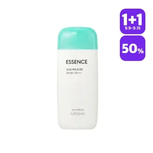 [1+1][미샤] 올 어라운드 세이프 블록 에센스 선밀크 EX SPF50+/PA+++ 70ml