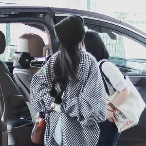 끈달린 니트 보넷햇 털방울 유럽풍 모자 버킷햇 여성 모자