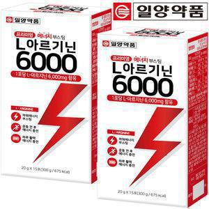[일양약품] 프리미엄 엘 L 아르기닌 6000 총2박스 아르지닌 타우린 비타민C 함유 L-아