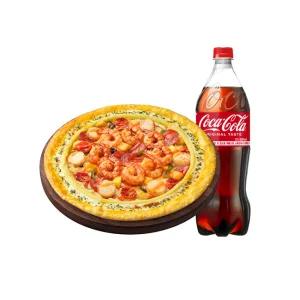 피자헛 씨푸드킹 리치골드 L+콜라 1.25L