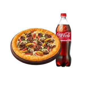 피자헛 직화불고기 치즈크러스트 골드 L+콜라 1.25L