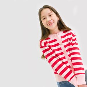 [아이러브제이] JC.009 플레인 스트라이프 가디건 JVFOU01