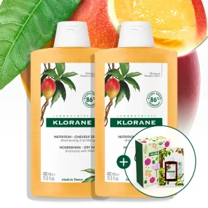 (20% 쿠폰)[손상케어] 망고버터 샴푸 400ml 2개 (+퀴닌샴푸 7ml)