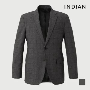 [INDIAN] TR 글렌체크 셋업 자켓_MIVFAXF8361