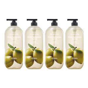 온더바디 NEW더내추럴 바디워시, 900g, 올리브향, 4개