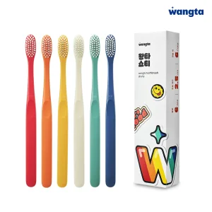 [30%쿠폰+T11%]왕타 쇼티 칫솔 6개입X2세트(총 12개)