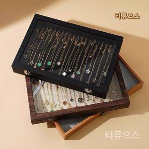 가죽 목걸이보관함 악세사리 디스플레이 보석함 티류으스