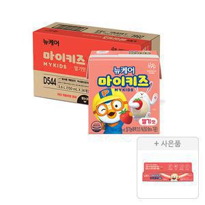 뉴케어 마이키즈 딸기맛 150ml, 24개 + 증정(마이키즈 튼튼 홍삼 젤리,1개)