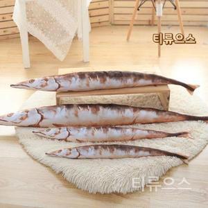 꽁치 인형 신상 베개 대형 쿠션 특이한 선물 수면 모찌 애착인형 생선 바디필로우 티류