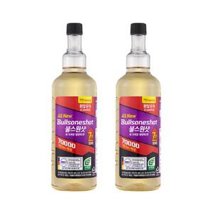 [혜택가 25,920원] 불스원 불스원샷 7만 휘발유용, 500ml, 2입, 1개