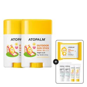 아토팜 야외놀이 선스틱 21g SPF50+ PA 2개 (gift 클렌징패드/수딩젤/선로션)