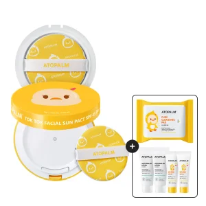 아토팜 톡톡 페이셜 선팩트 15g 1개 +리필 15g 1개 (GIFT 클렌징패드/수딩젤/선로션)