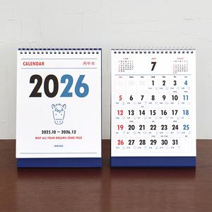 인디고 2026 루나 옛날 음력 탁상 달력 (절기 데스크 캘린더)