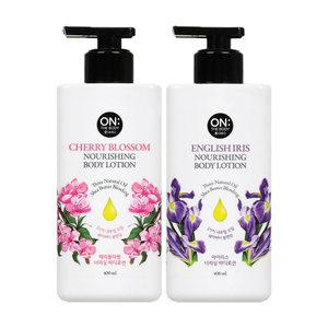 온더바디 체리블라썸 바디로션 체리, 400ml, 1개 + 아이리스, 1개