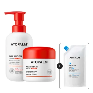 아토팜 MLE 크림 160ml+MLE 로션 300ml (gift 탑투토워시250ml)