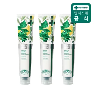 덴티스테 시트러스 후레쉬 치약 200g 3개