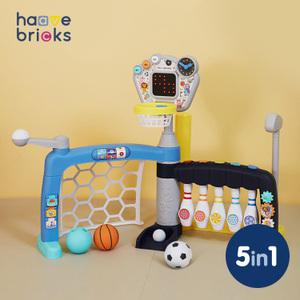 [하베브릭스] 5in1 플레이볼센터 돌아기 아기장난감