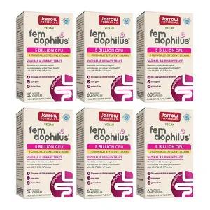 6개 Jarrow Formulas 자로우포뮬러스 여성유산균 펨도피러스 50억 60정